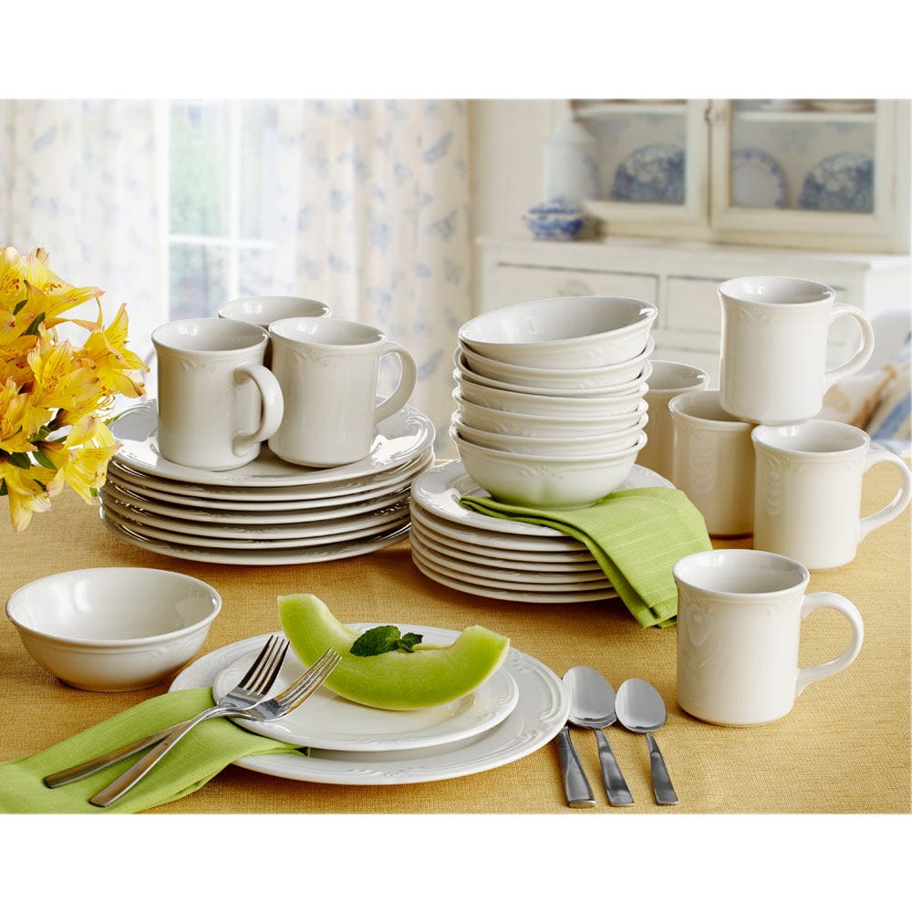 Elegant Stoneware Dinnerware Set - Image 6