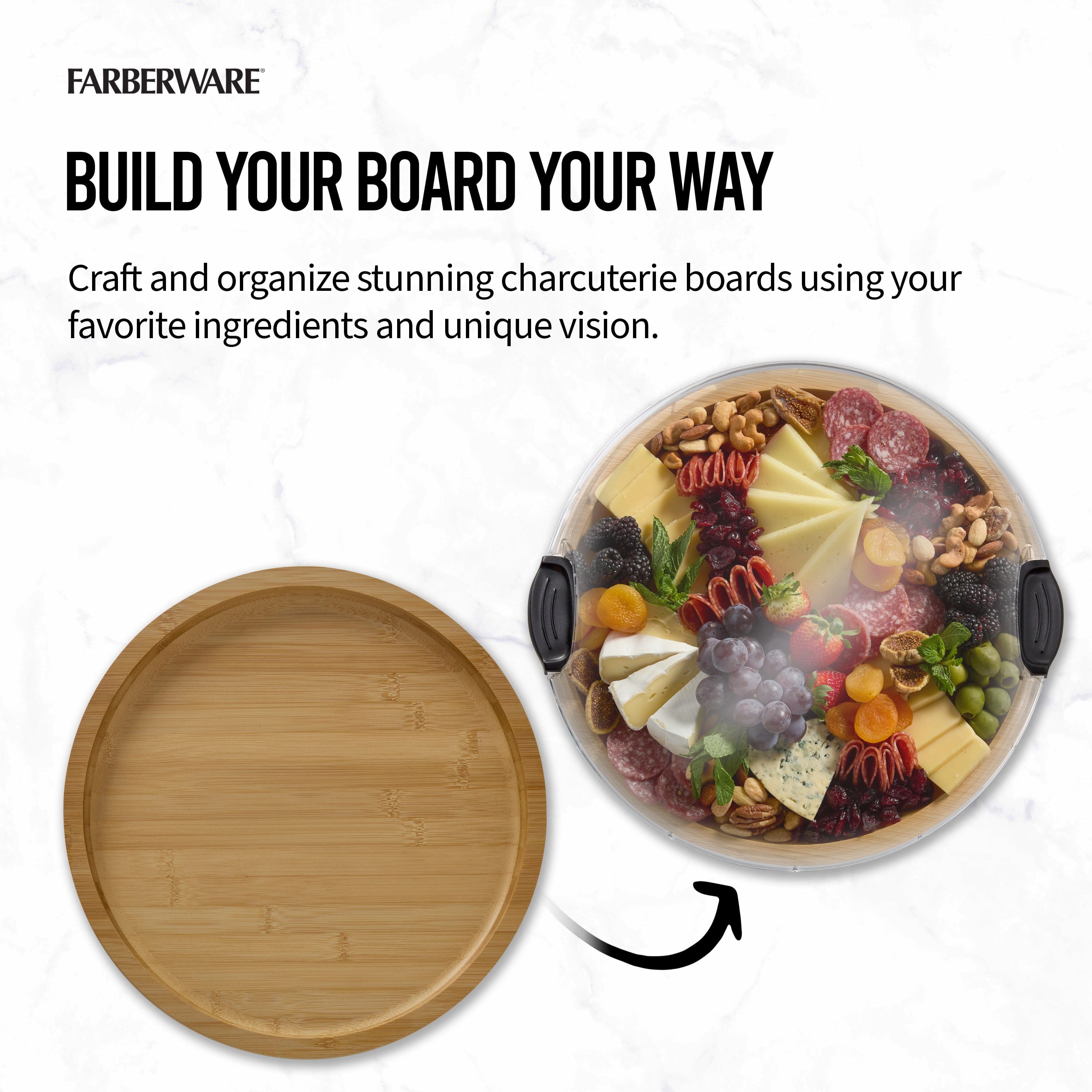 Close-up of the locking mechanism on the culinary board
