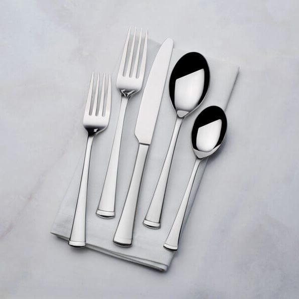 Contempo stainless steel utensils set displayed on a dining table