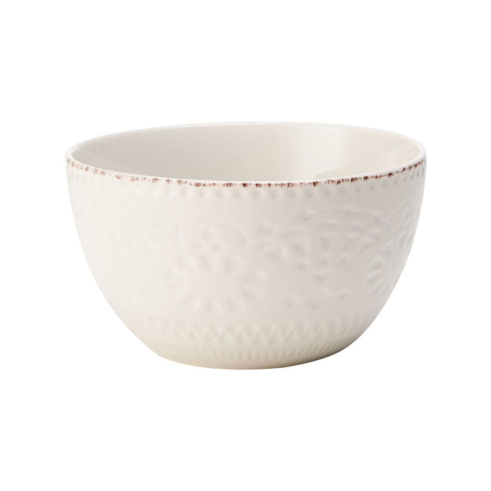 Soup bowls filled with hot soup, showcasing microwave-safe feature