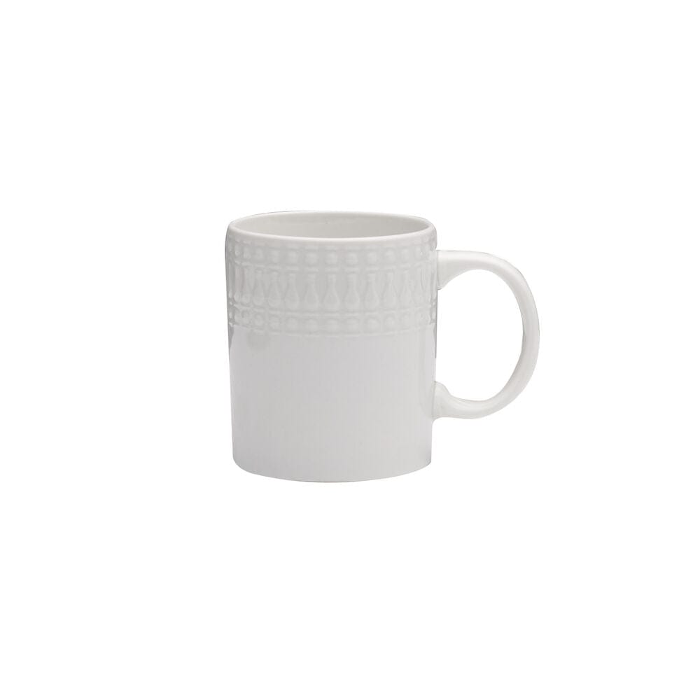 All components of the dinnerware set arranged neatly, highlighting its dishwasher-safe feature.