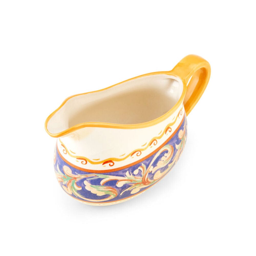 Close-up view of the dishwasher safe gravy boat, perfect for serving delicious gravy during holiday meals.