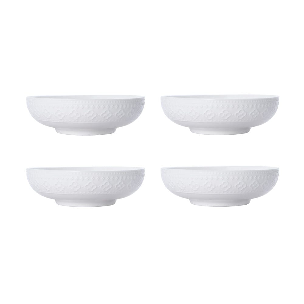 Close-up of dishwasher safe dinnerware for casual and formal use