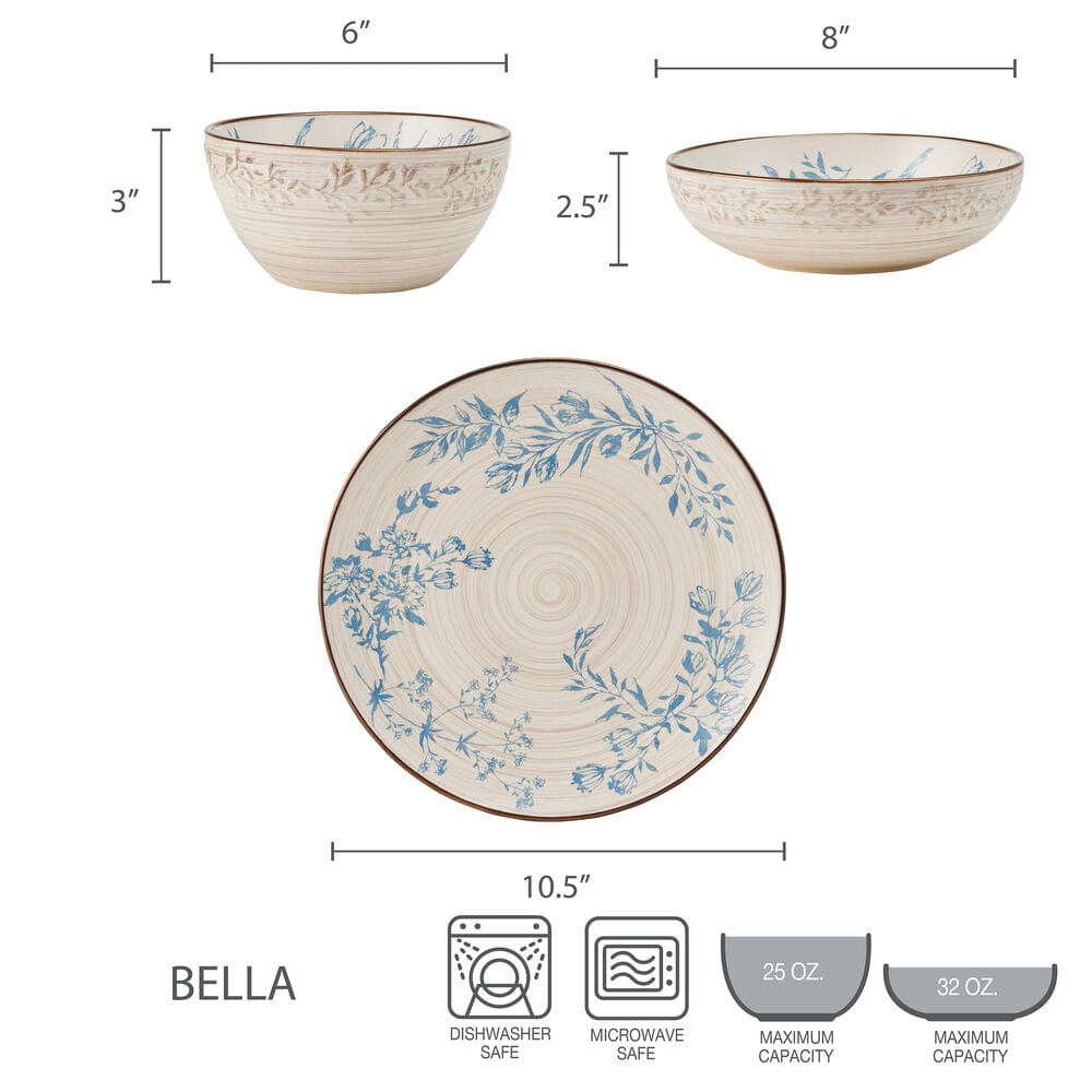 Close-up of the textured reactive glaze on dinner plates