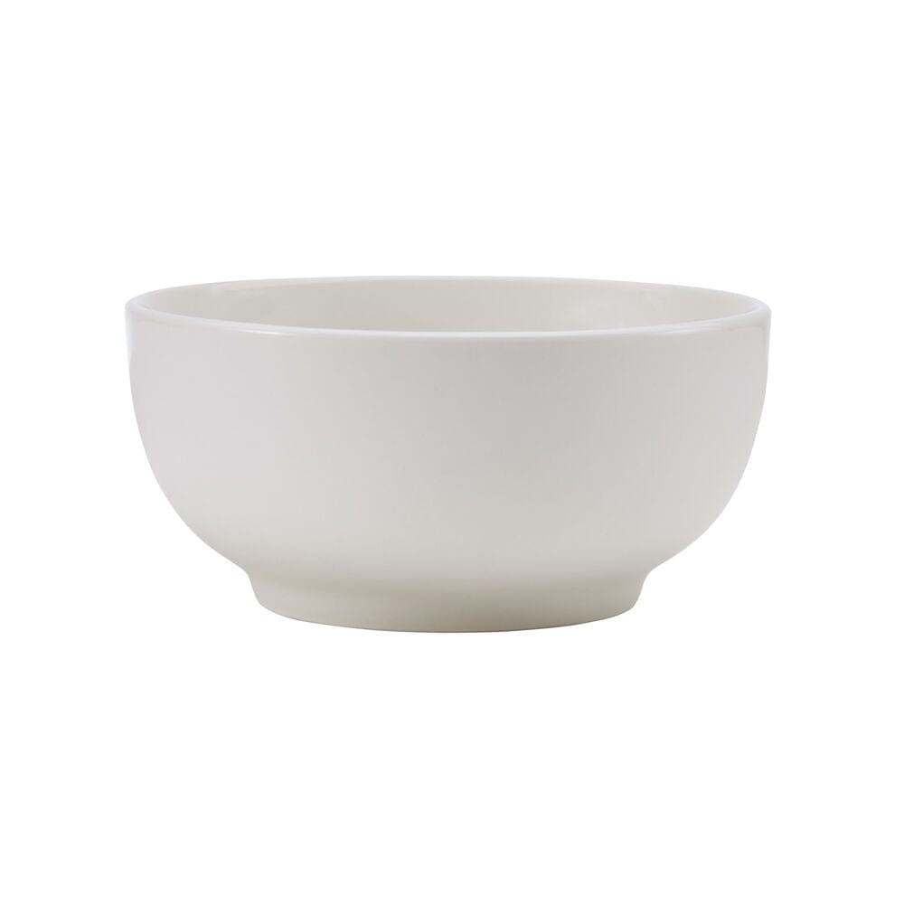 Porcelain dinnerware set in a contemporary style, ideal for serving dinner for six
