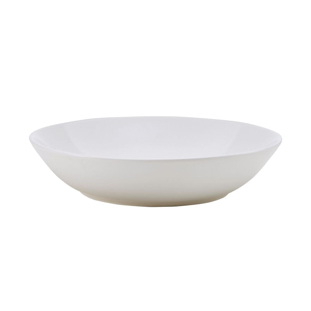 Elegant modern dinnerware set for gatherings with coupe-shaped plates and bowls