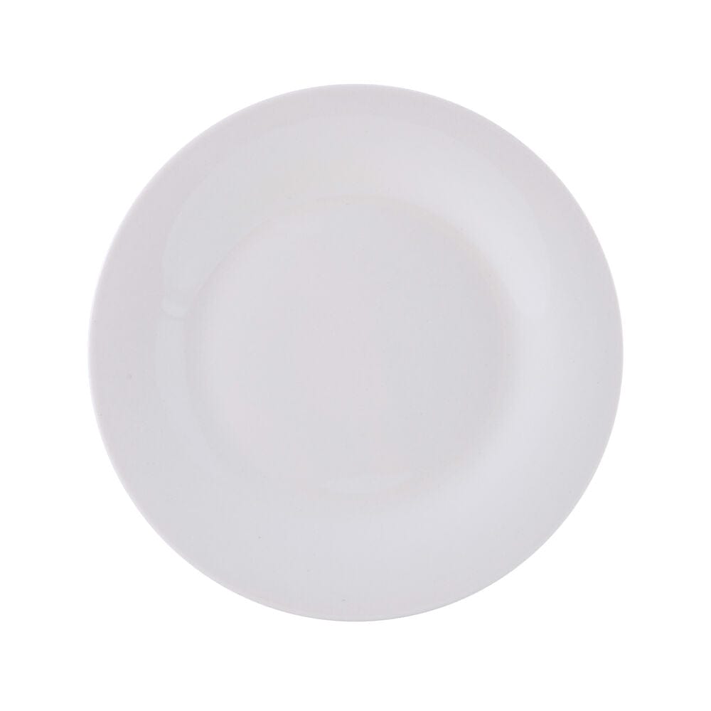 Kendall 16 Piece Dinnerware Set displayed on a dining table, showcasing its elegant design.