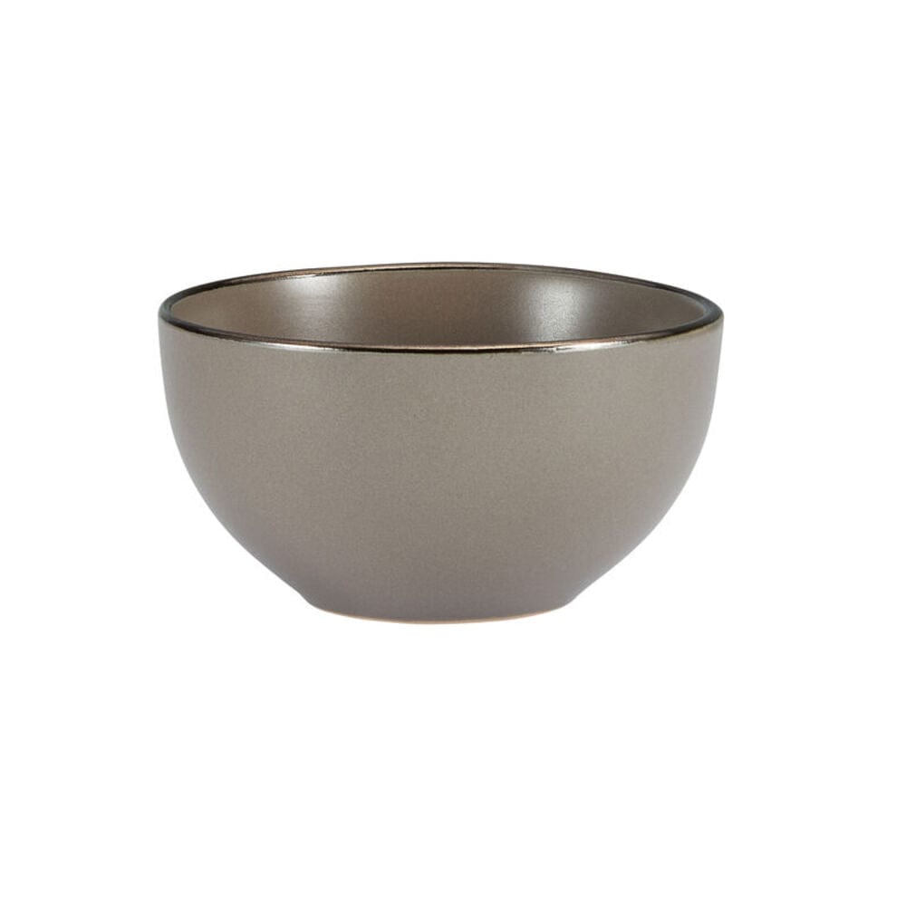 Close-up of the metallic band framing the rims of the Hadlee dinnerware set