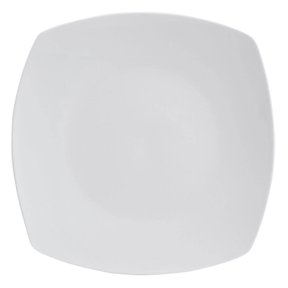 Close-up of Tara dinnerware set highlighting durable porcelain material and modern style