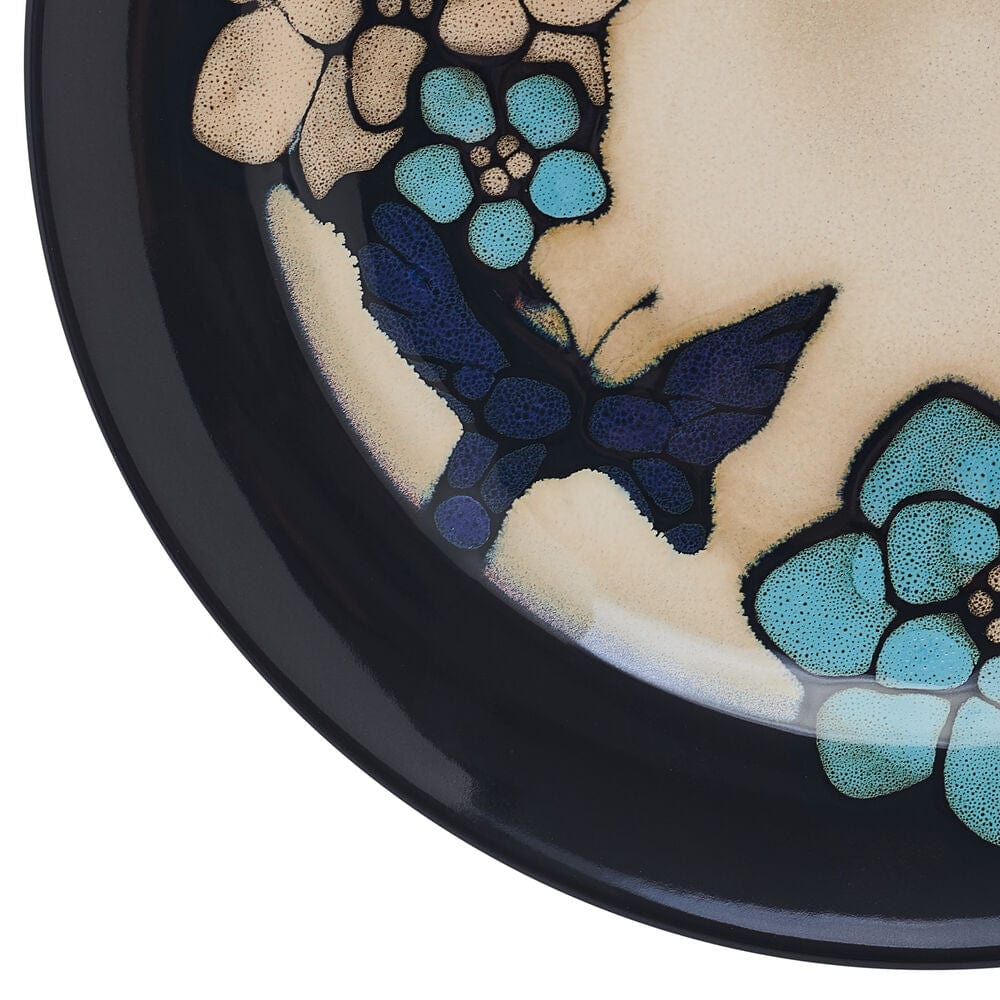 All-purpose bowl from the Elegant Butterfly Blue set, perfect for serving salads or snacks.
