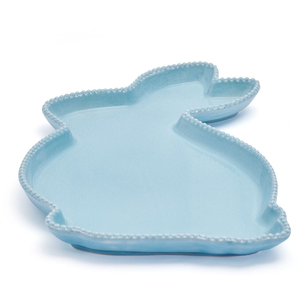 Charming Easter Bunny Serving Platter showcasing a festive design, perfect for spring parties.