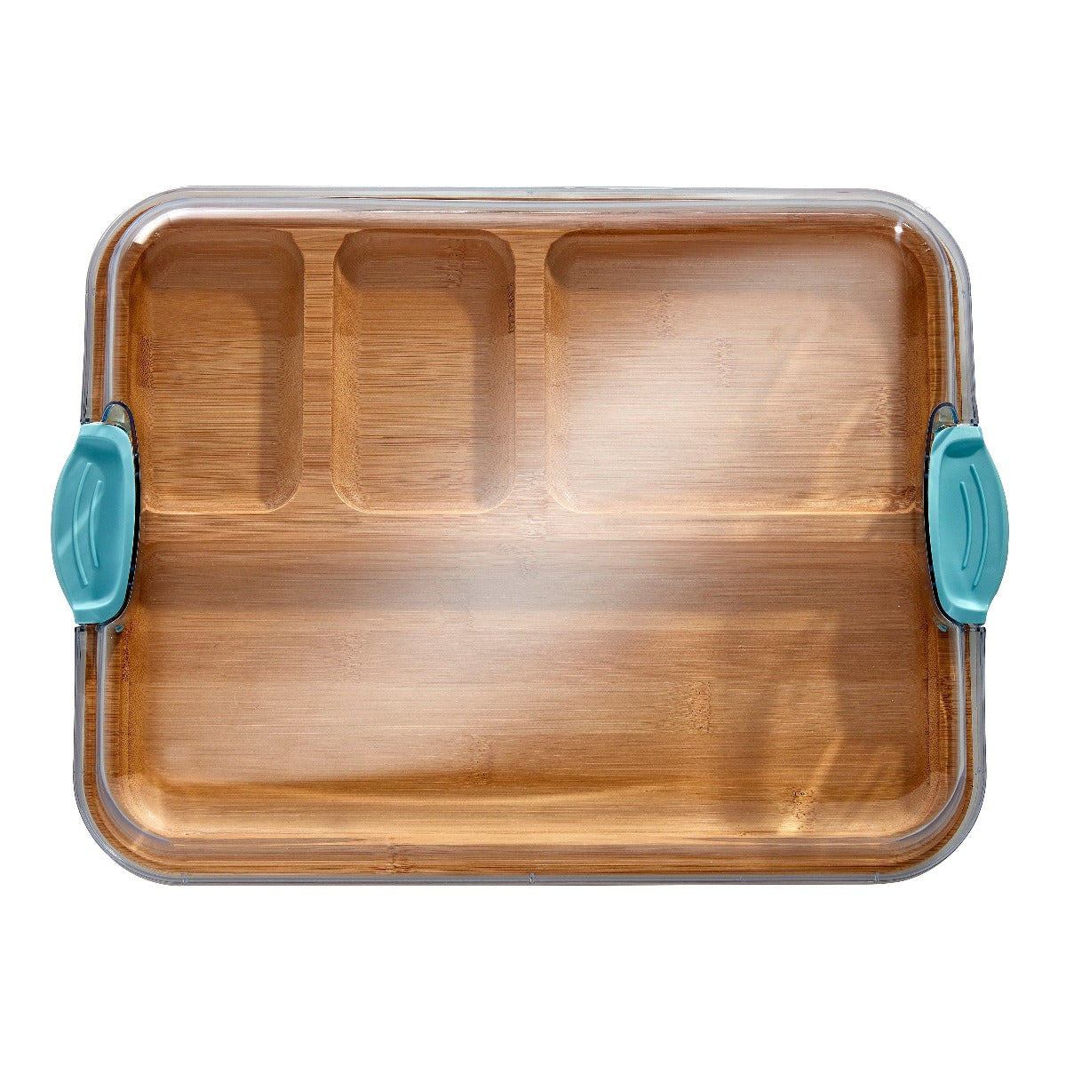 Farberware Build-A-Board with compartments and locking lid for food presentation