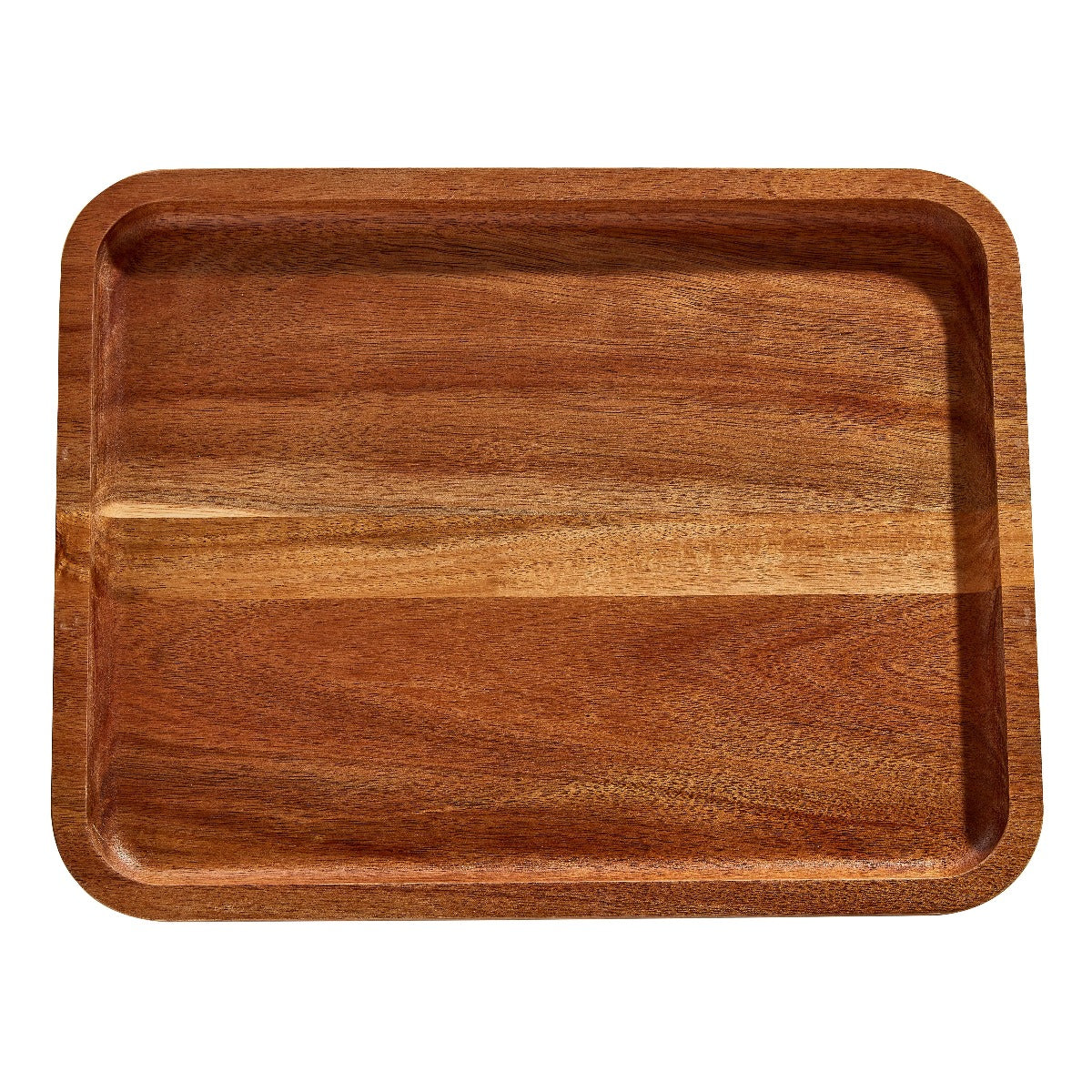 Portable food presentation board with lid during outdoor picnic setting
