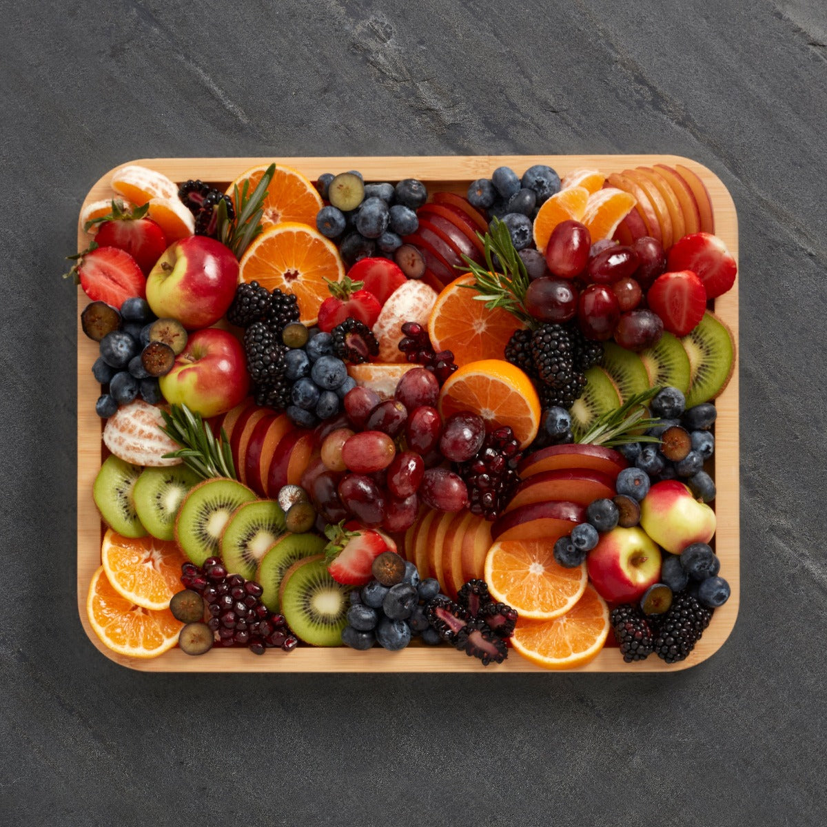 Farberware Build-A-Board with compartments and locking lid for food presentation