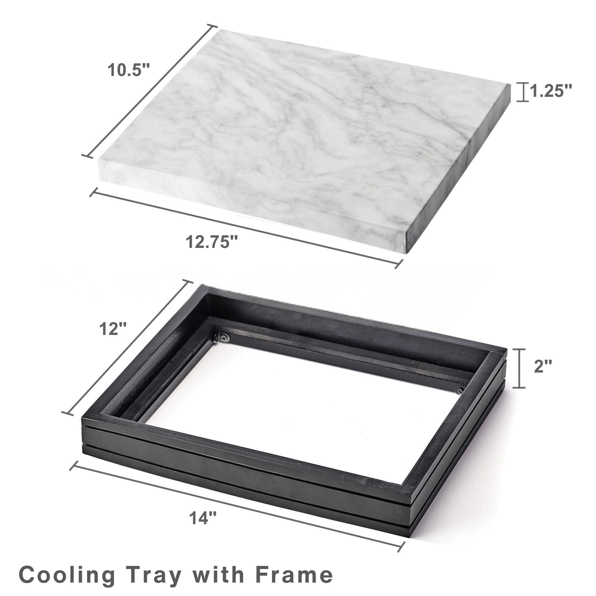 Elegant serving platter displaying an array of cold appetizers