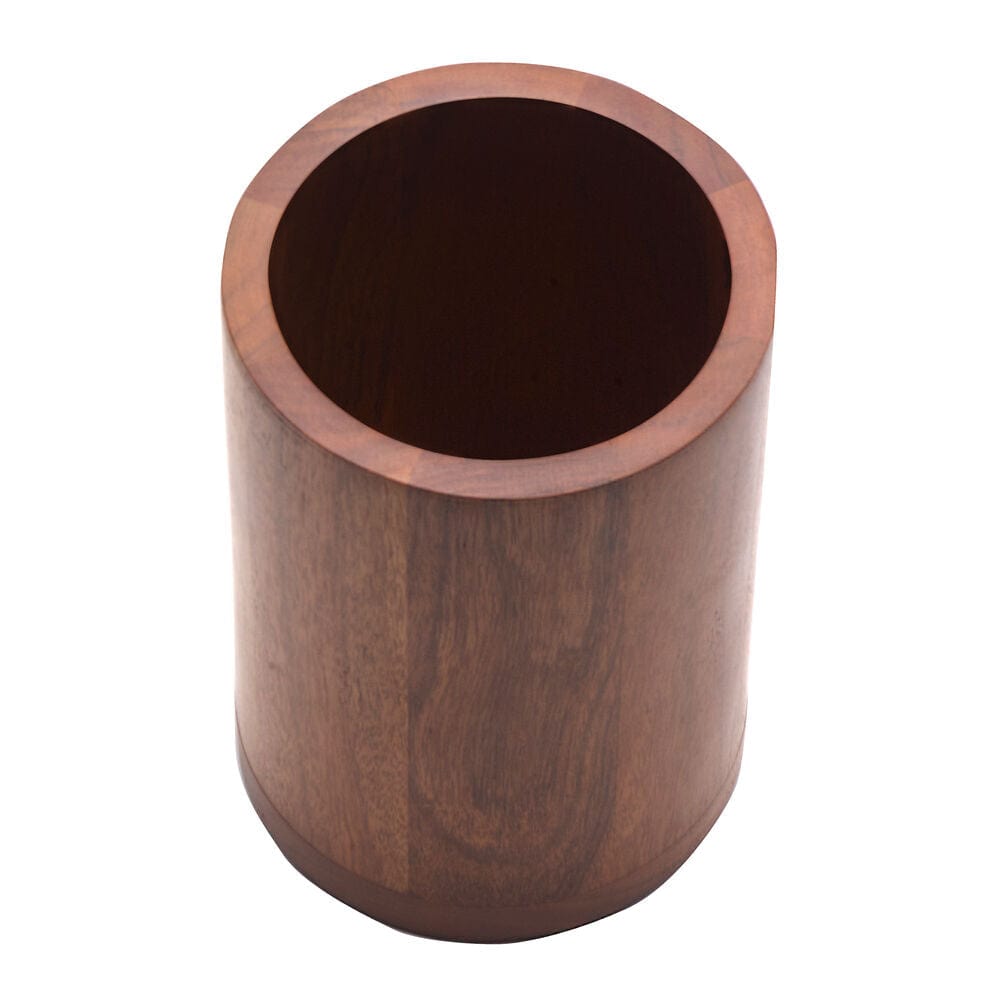 Rustic Acacia Wood Utensil Organizer - Image 2