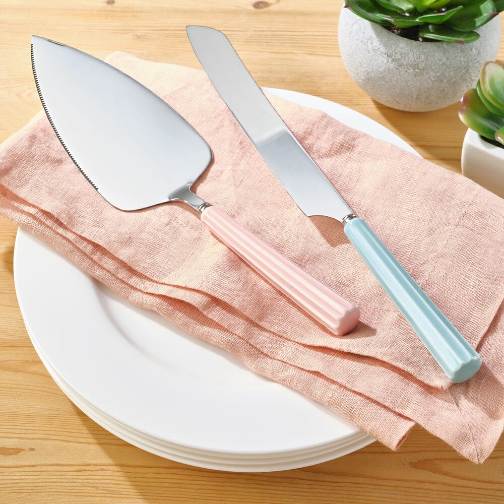 Elegant dessert set displayed on a wedding table setting