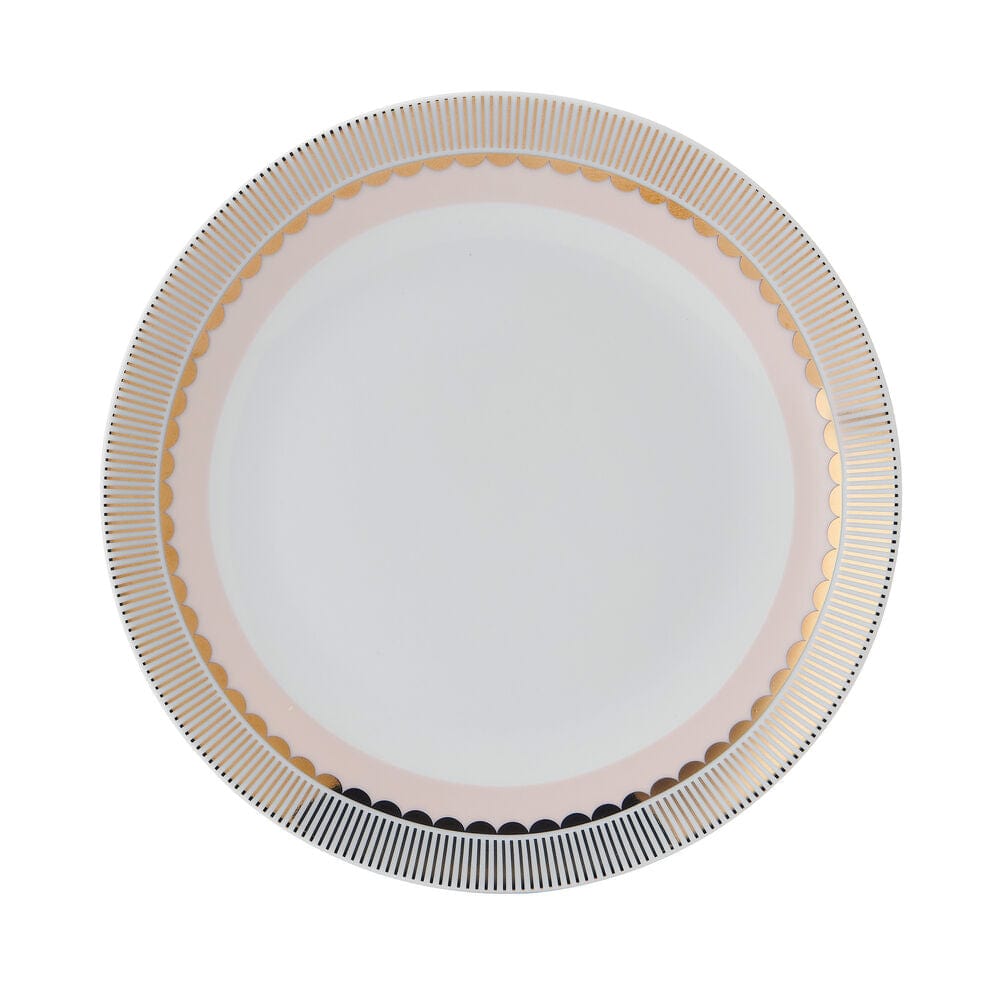 Table setting featuring the Darbie Angell dinnerware set for four