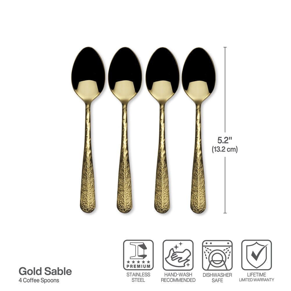 Luxury coffee spoon set displayed in its gift packaging