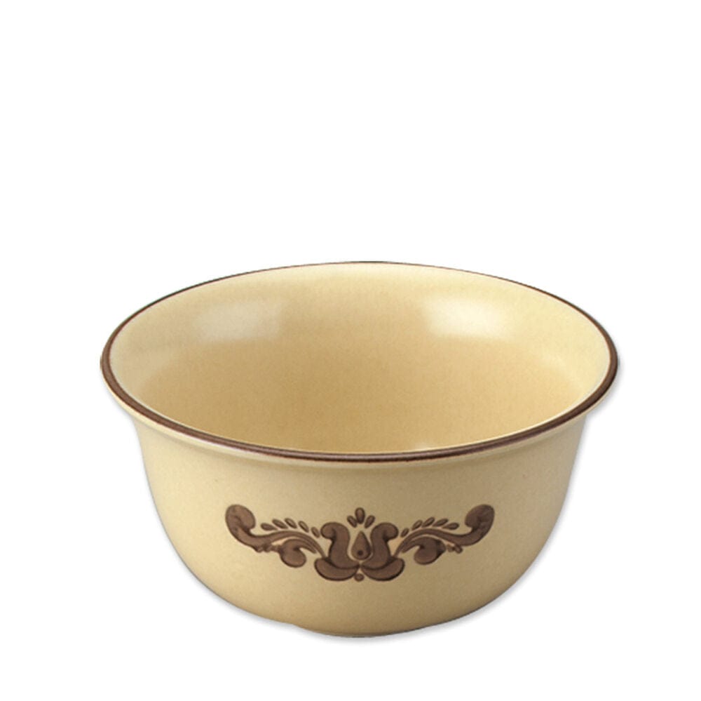 Close-up of bowls high sides and 24-ounce capacity for versatile use