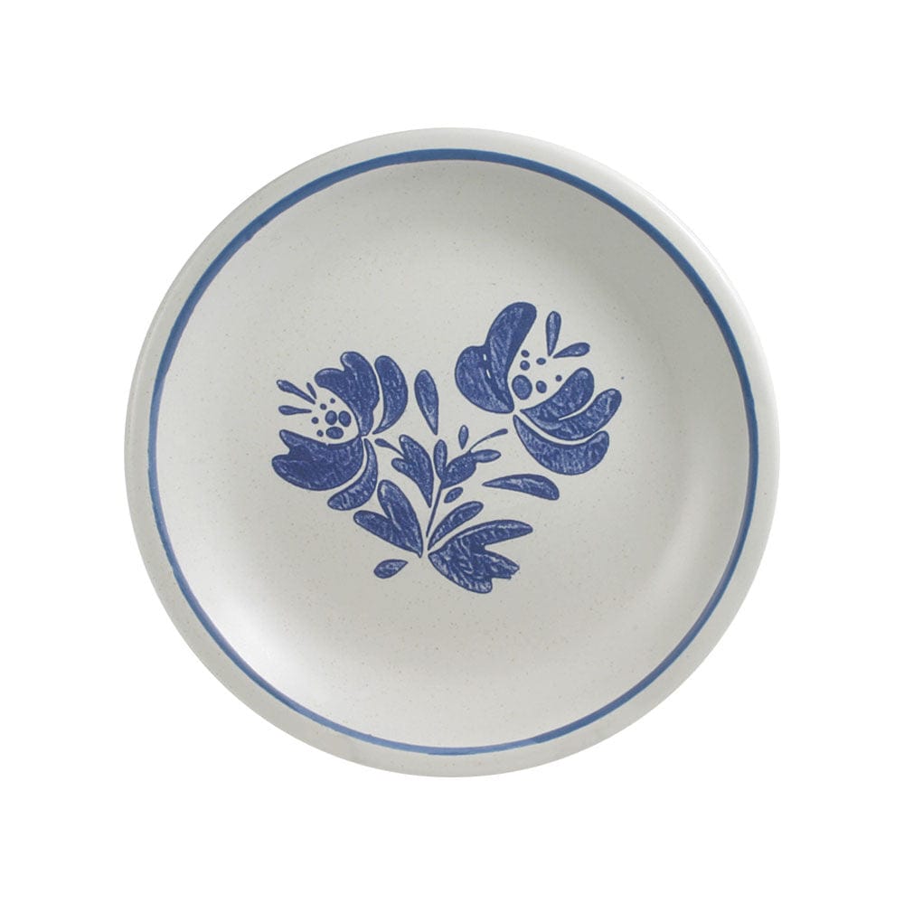 Close-up of Pfaltzgraff Yorktowne stoneware salad plate showing detailed classic design