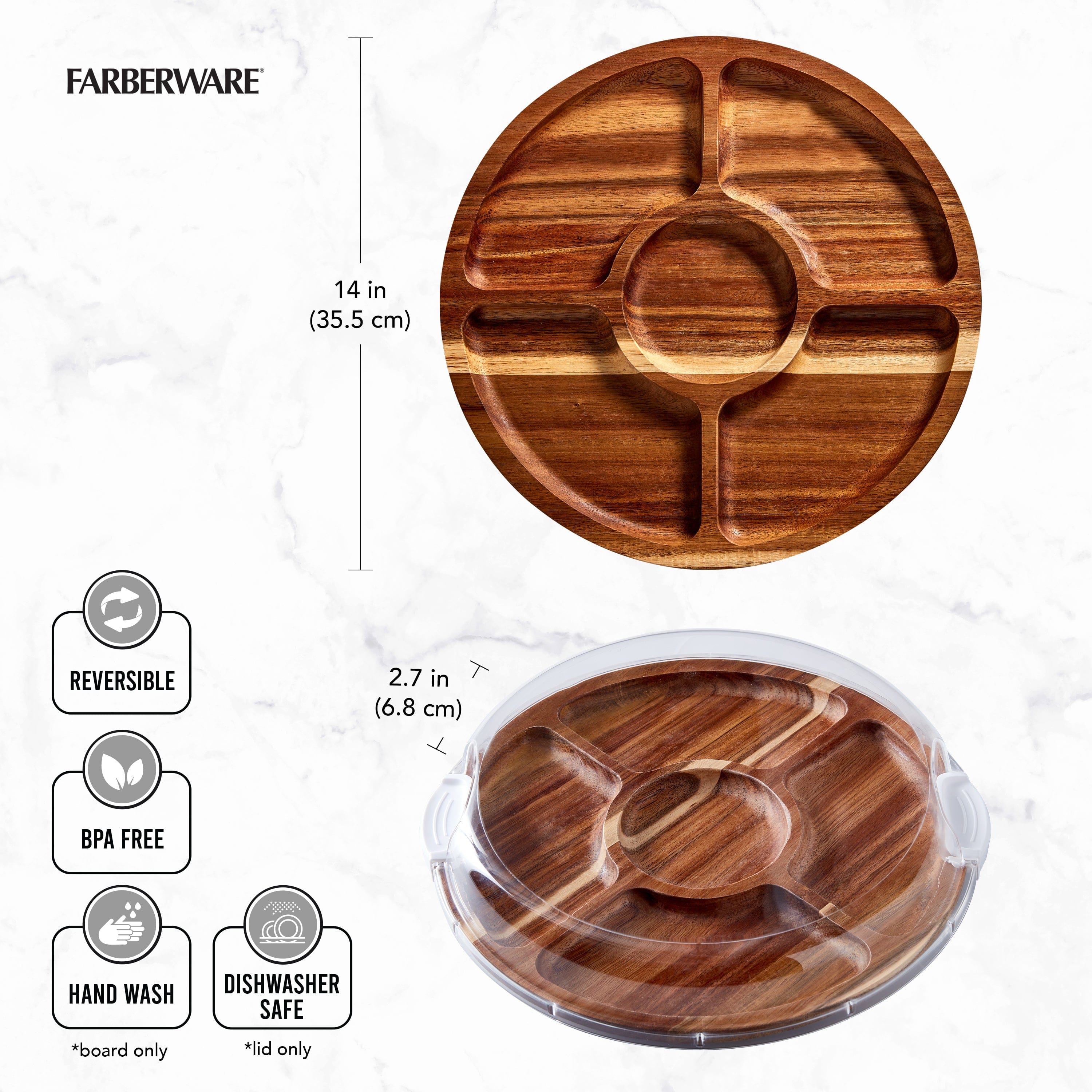 Close-up of the locking mechanism on the culinary board