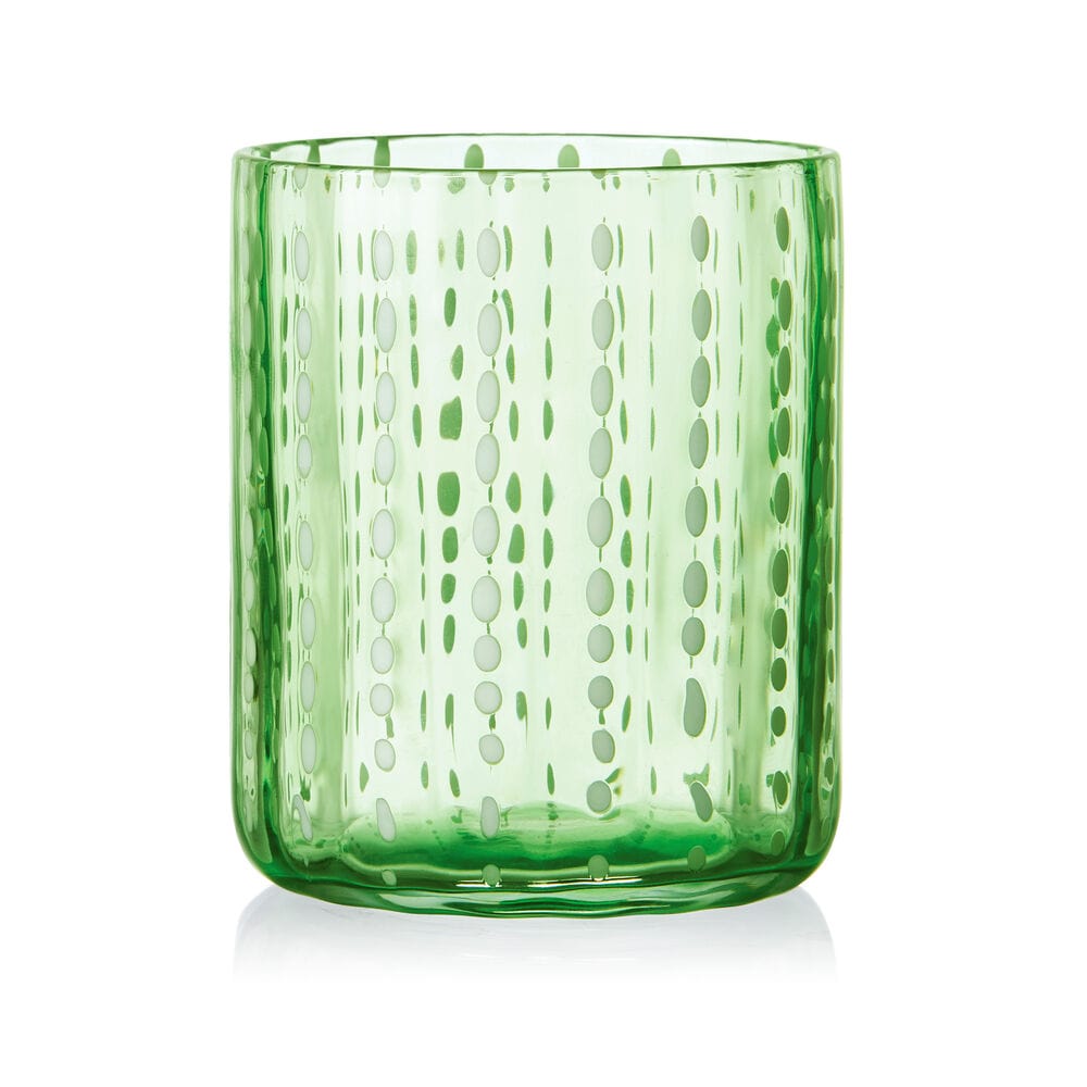 Elegant glass drinkware set on a table, ideal for entertaining guests