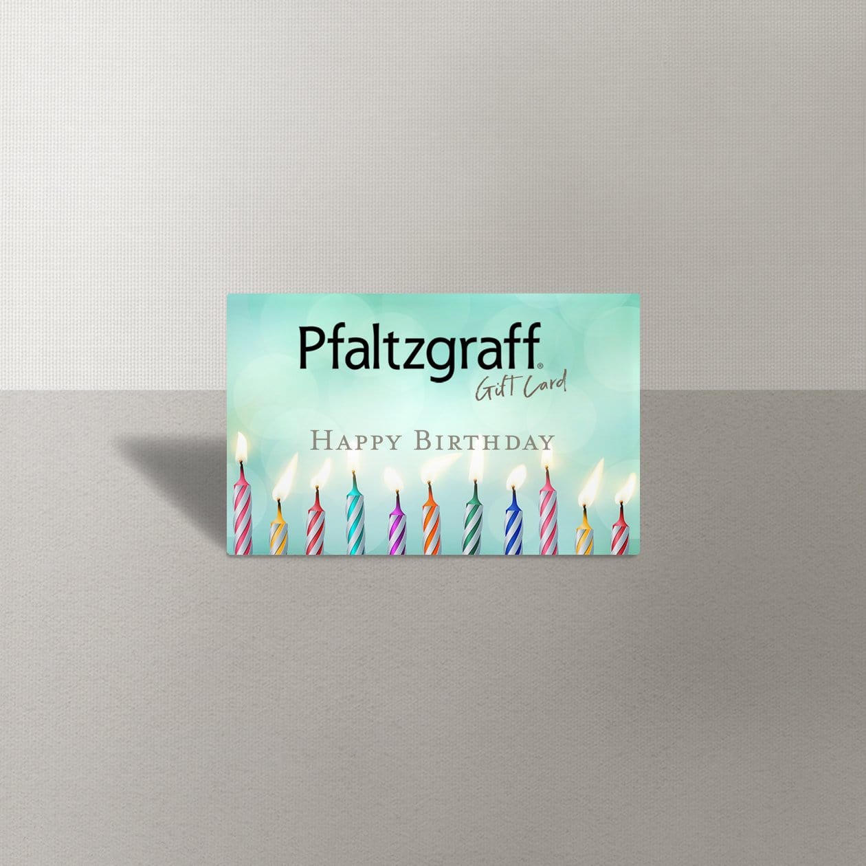 Close-up view of the Ultimate Birthday Gift E-Gift Card showcasing various product selections.