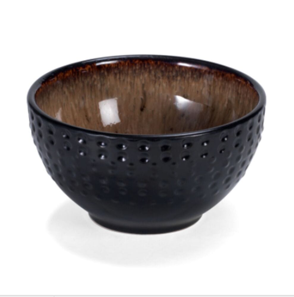Microwave safe fruit bowls arranged beautifully on a kitchen table, perfect for serving snacks.