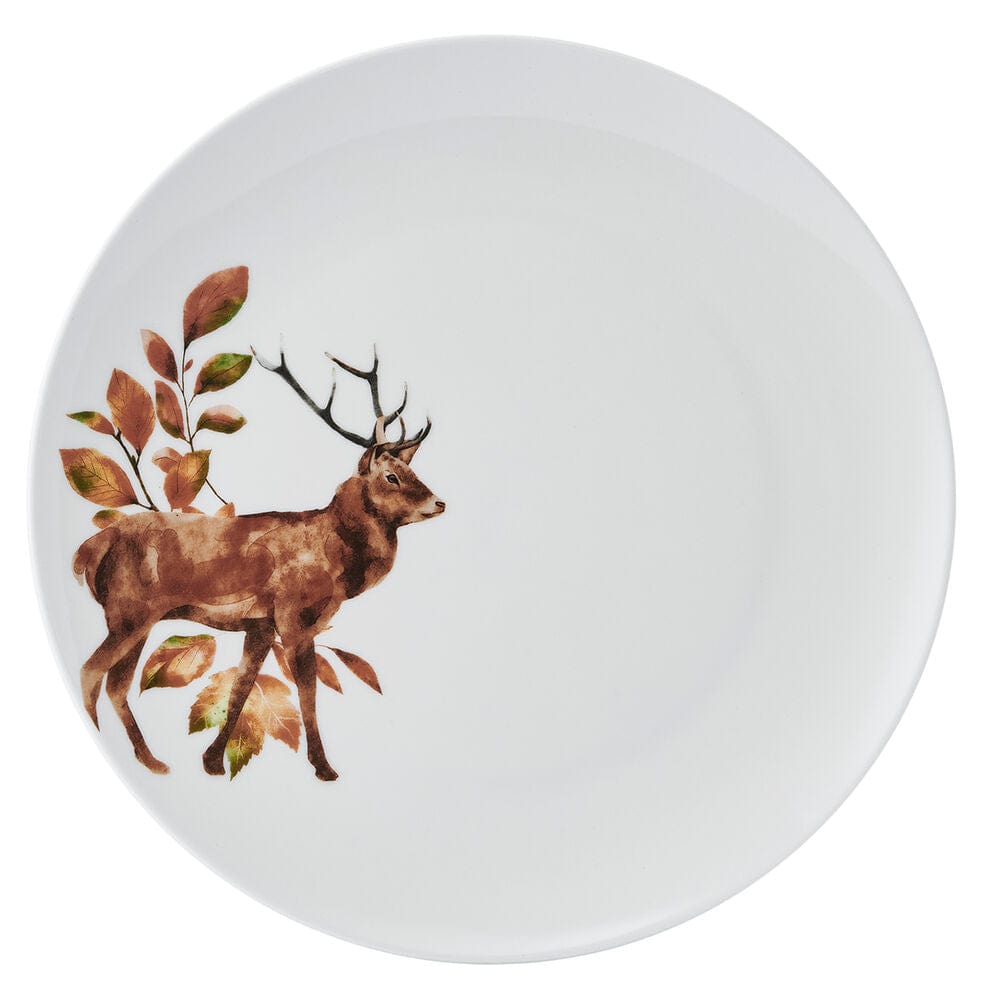 Family enjoying meal with nature-inspired ceramic dinnerware set