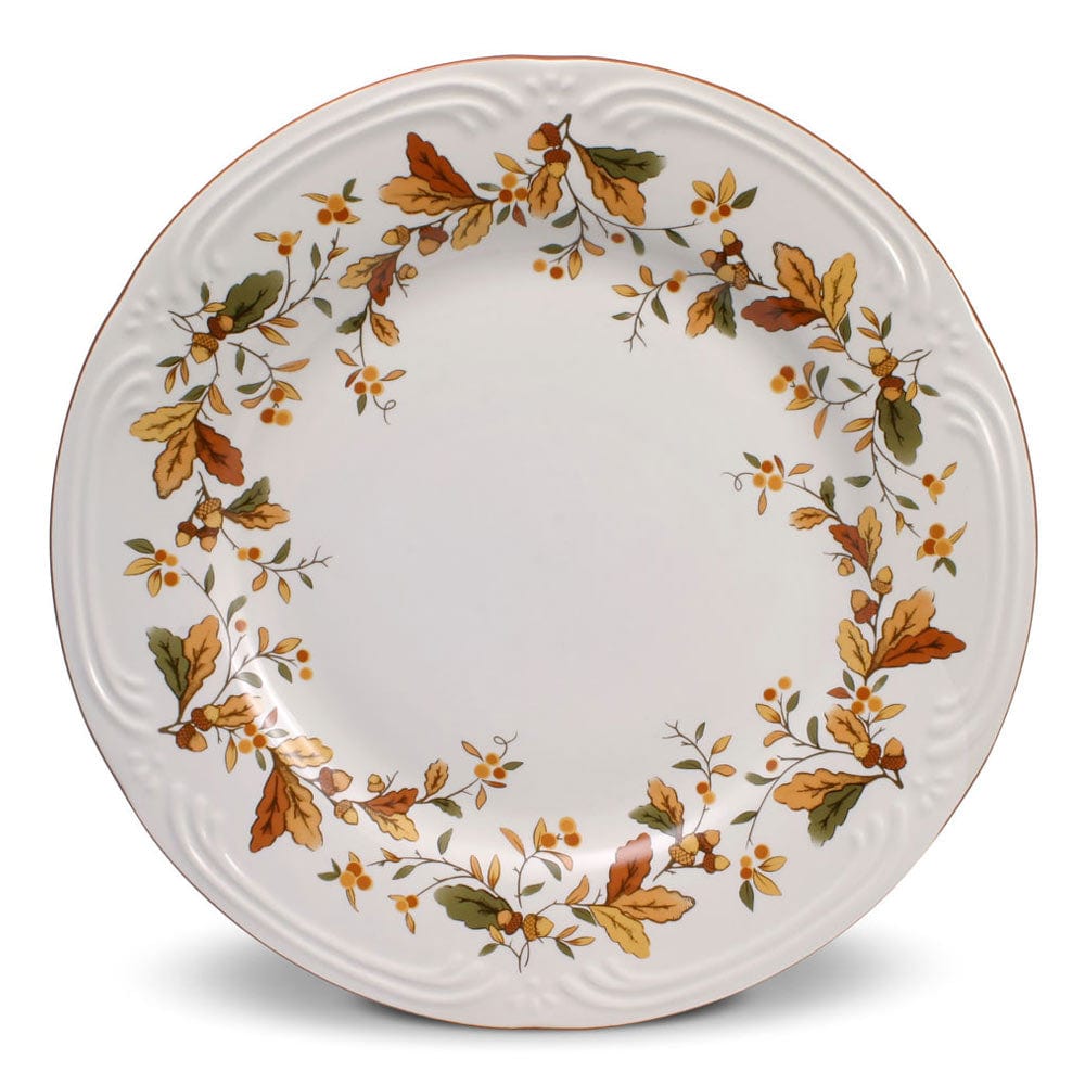 Elegant oval platter from the Autumn Berry stoneware dinnerware set