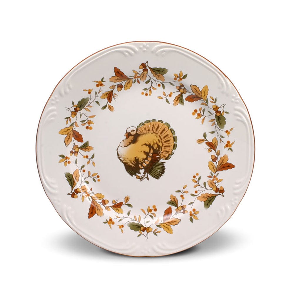 Autumn Berry Dinnerware Set for 8 on a table setting with serveware