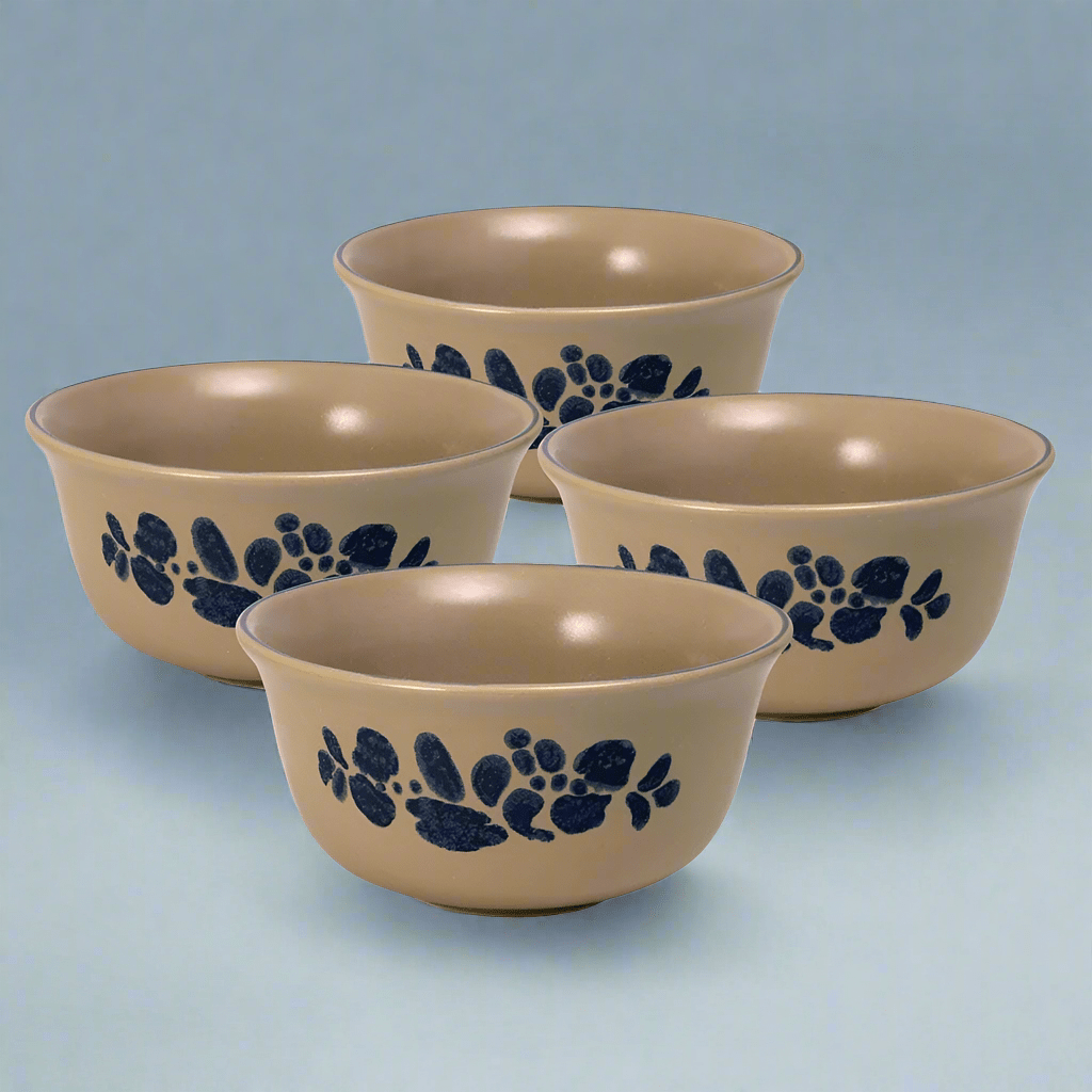 Deep stoneware soup bowls with high sides, perfect for serving hot dishes