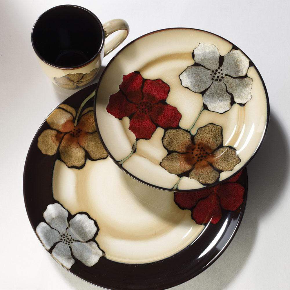 Dishwasher-safe ceramic dinnerware for 8, ready for everyday use
