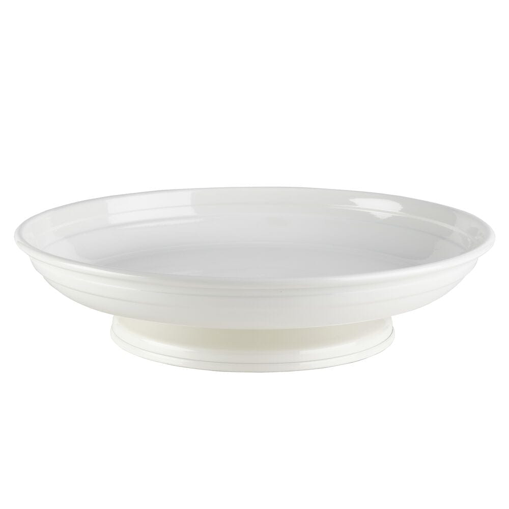 Sturdy iron Lazy Susan serving dishes at a family meal
