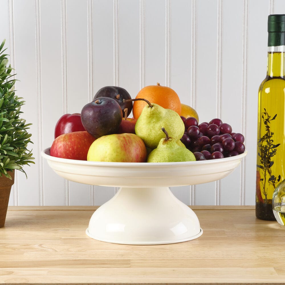 Close-up of stylish pedestal bowl showcasing its sleek design