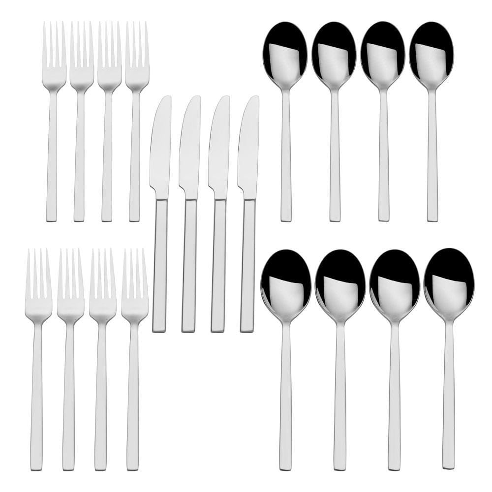 Dishwasher safe stainless steel cutlery in a modern kitchen setting
