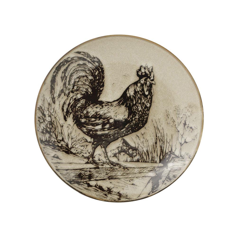 Family enjoying a meal with the 16-piece stoneware dinnerware set