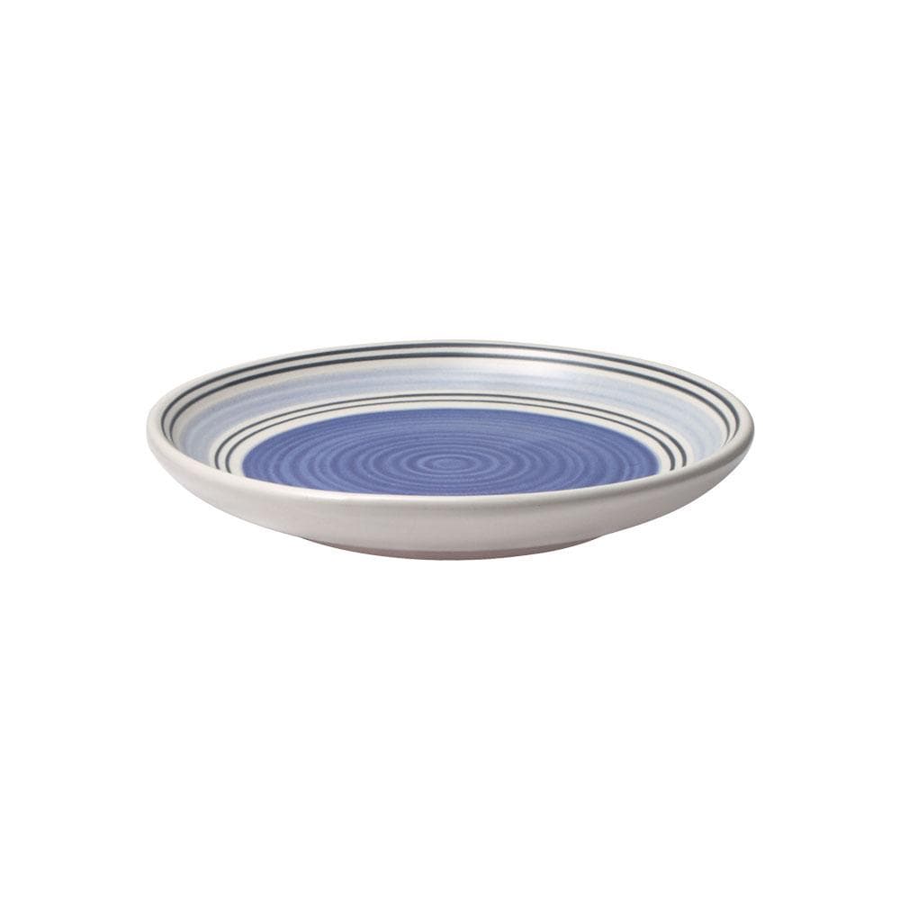 Elegant dinnerware featuring durable stoneware dessert plates with a modern look