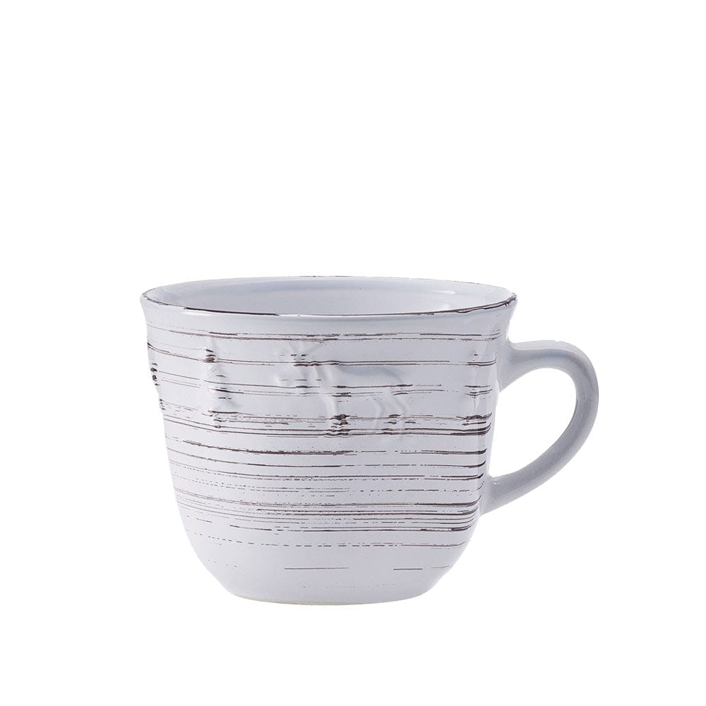 Complete 16-piece dinnerware set for 4, featuring mugs, salad plates, and dinner plates