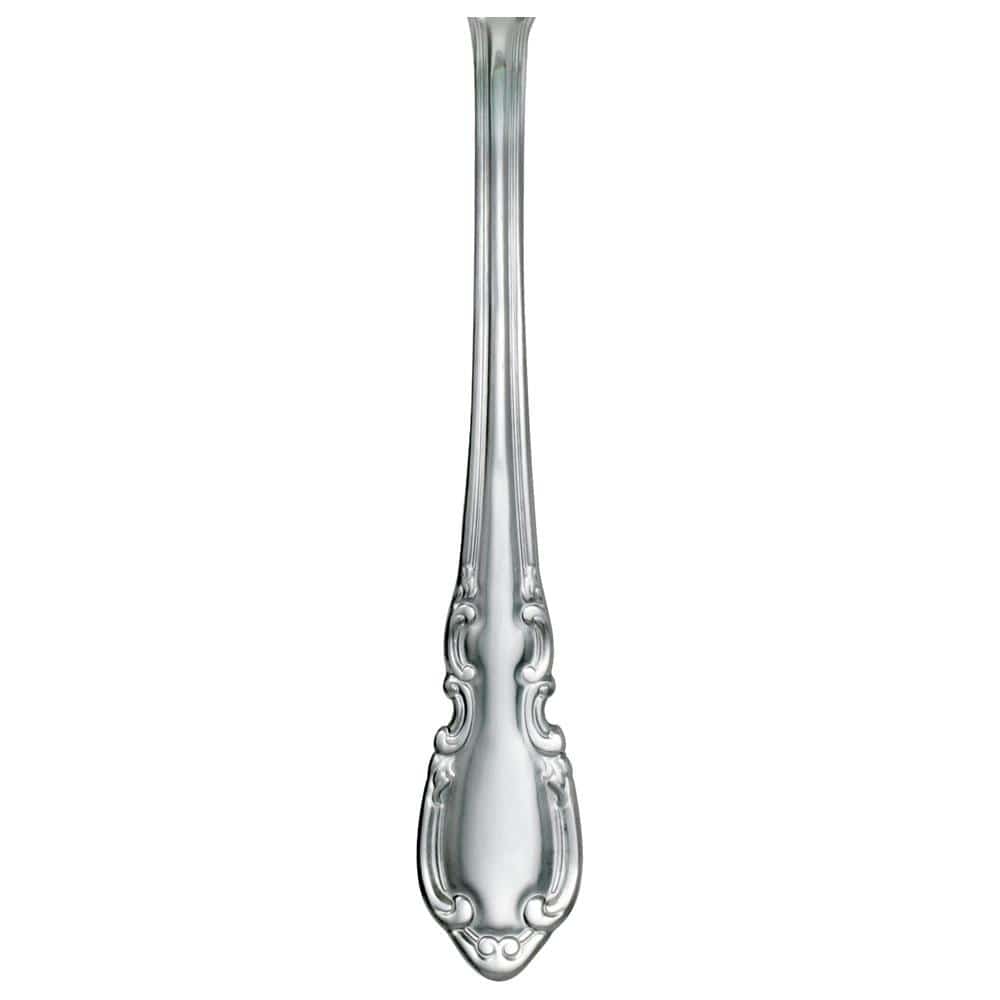 Elegant Vienna 20 Piece Flatware Set on a dining table, showcasing its intricate design.