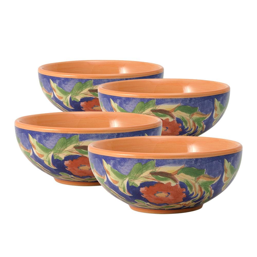 Stacked stoneware bowls in a modern kitchen setting, ready for breakfast or lunch