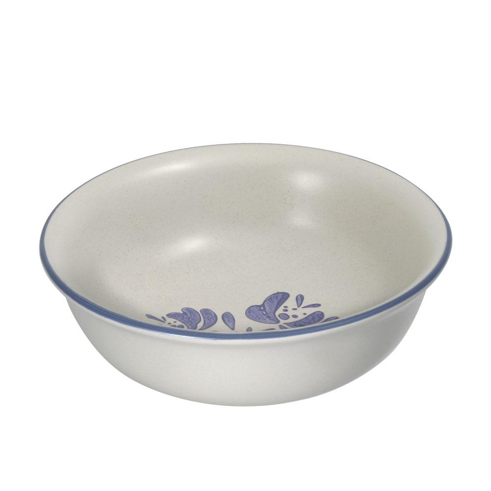 Large 20 oz ceramic cereal bowl filled with colorful breakfast cereal